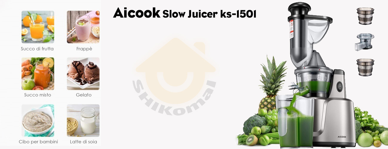 امکانات و مشخصات عصاره گیر Aicook مدل 1501