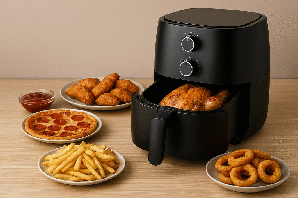 چه غذاهایی با سرخ کن بدون روغن درست میشه؟