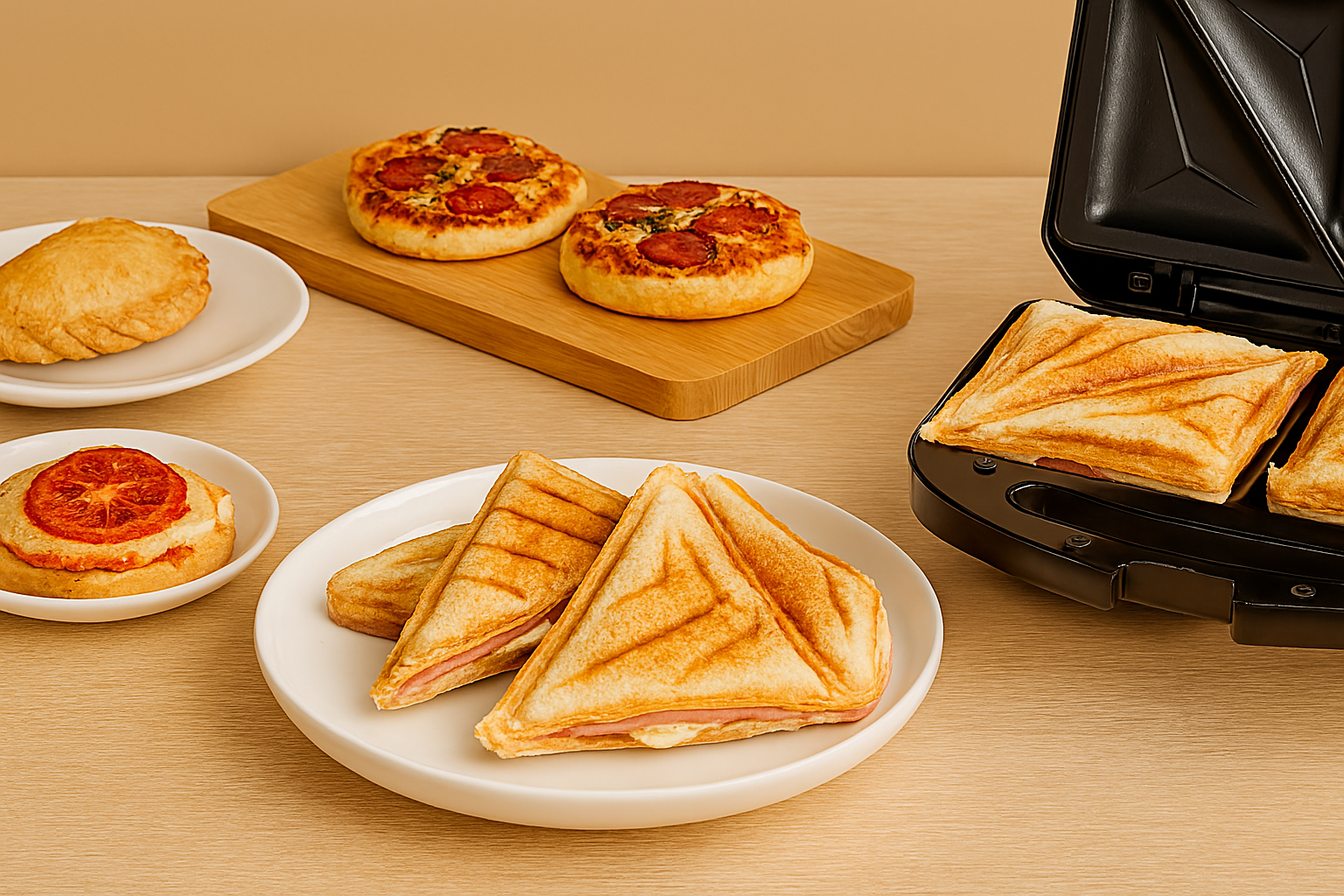 چه غذاهایی با ساندویچ ساز میشه درست کرد