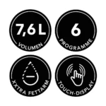 سرخ کن بدون روغن دوقلو مکسمی MAXXMEE آلمانی