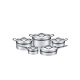 سرویس قابلمه ۱۰ تکه عرشیا مدل Arshia Titanium Stainless Steel Cookware Set
