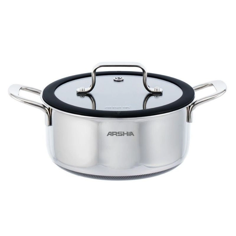 arshia-laser-steel-pot-size-20-model-3703 قابلمه استیل لیزری عرشیا سایز 20 مدل 3703 - Image 1